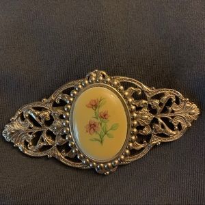 Vintage floral pendant